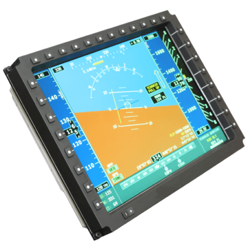 angled view of video display terminal