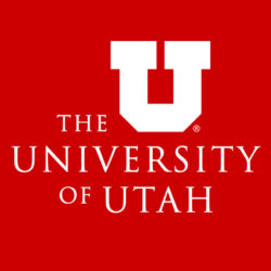 large "u" logo with the "The University of Utah" appearing below in a serif font