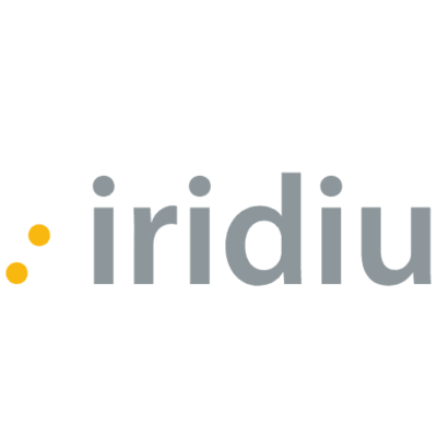 iridium logo and wordmark over white